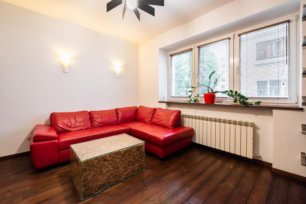 Nowolipki Red Apartment Warschau Exterior foto